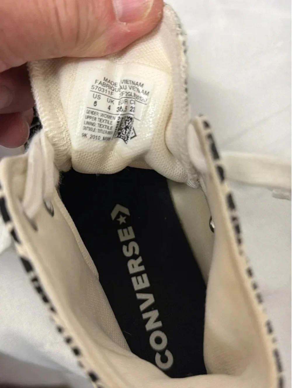 Converse, high top sneakers